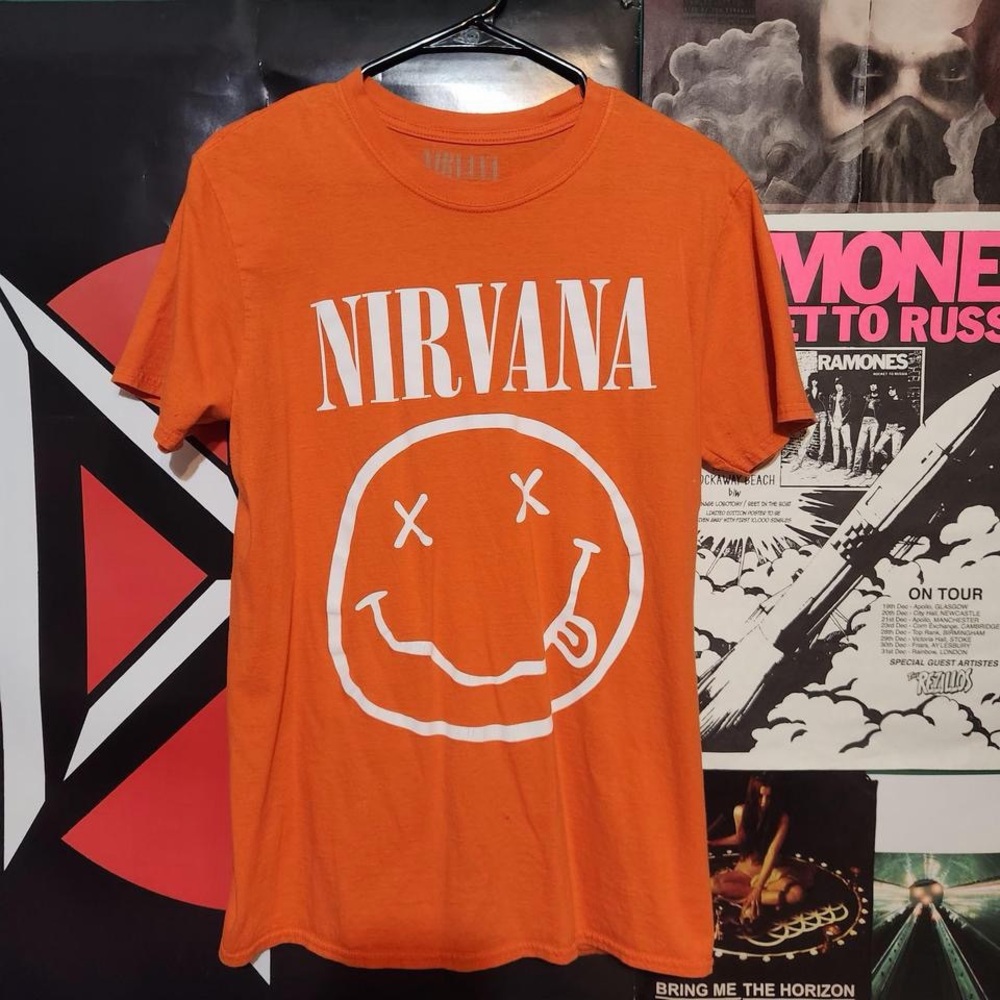 Grunge nirvana band tee